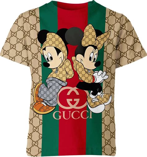 gucci t shirt with mickey mouse|Gucci Mickey Mouse crossbody.